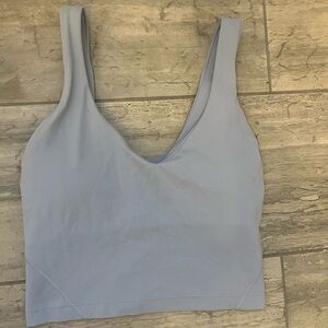 Powder blue size 0 align tank